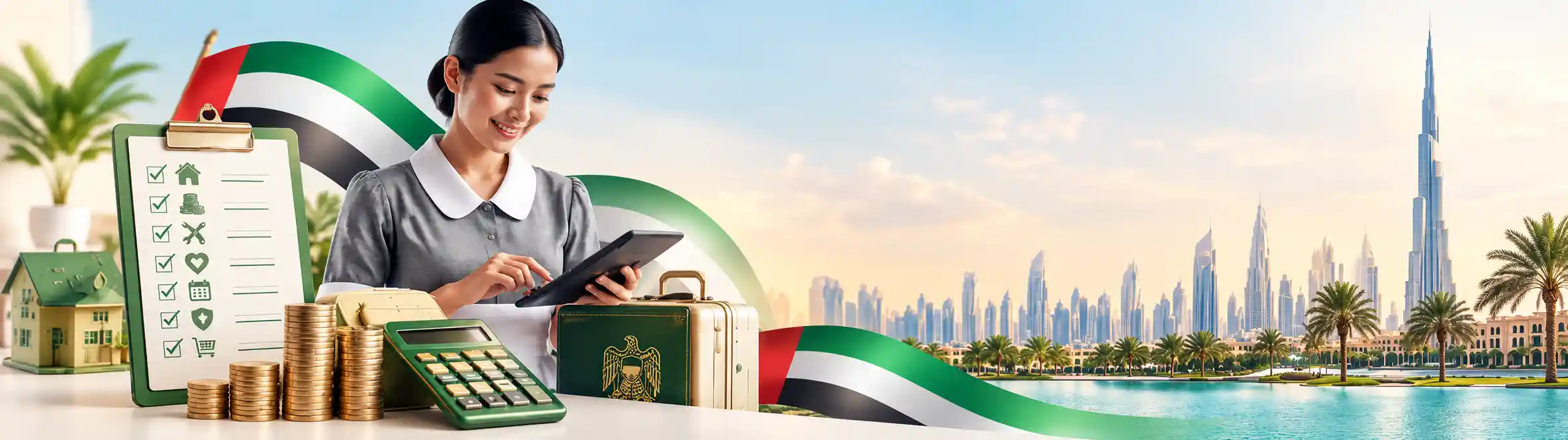 حساب نهاية الخدمة للعمالة المنزلية